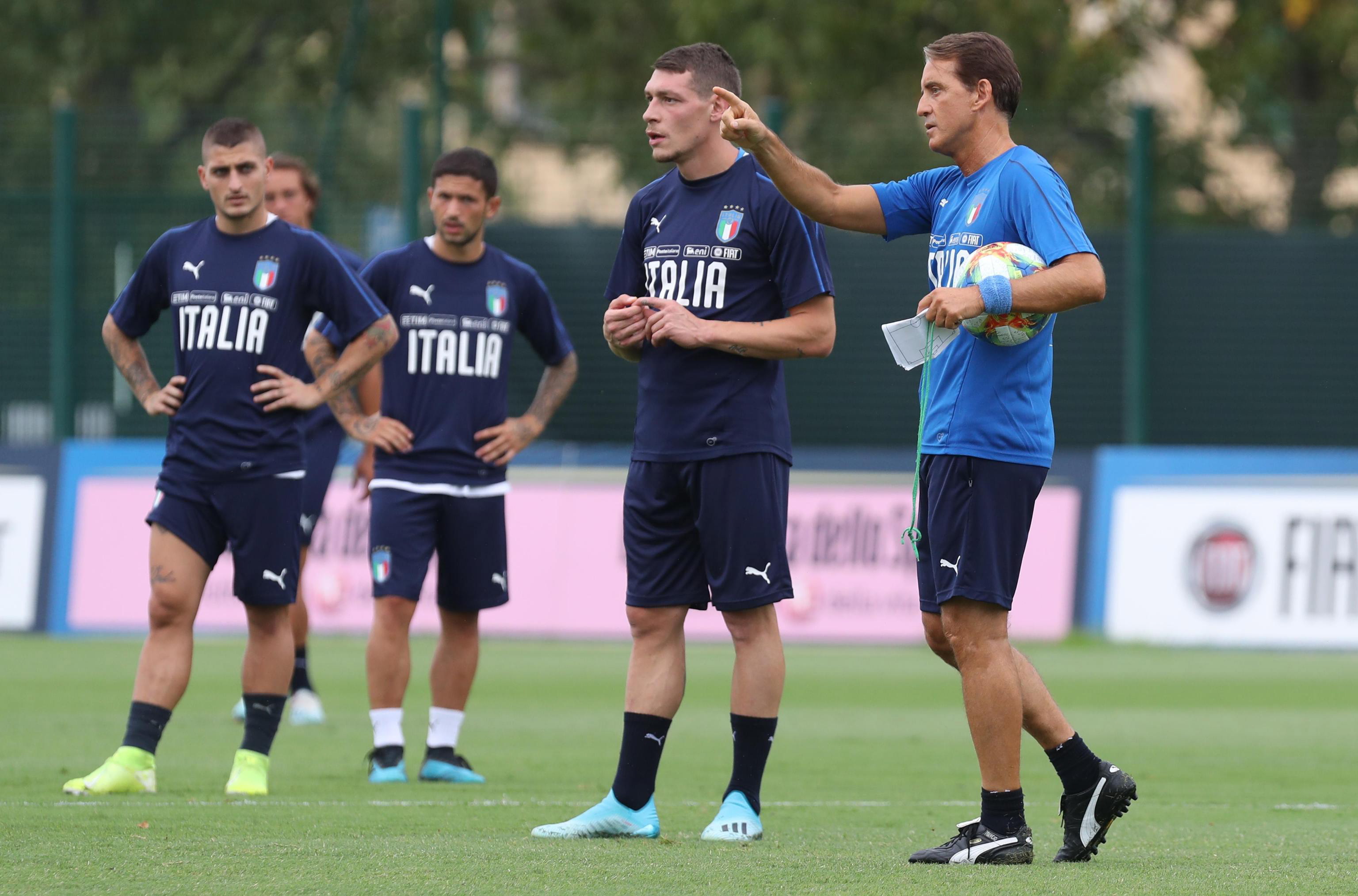 意大利球员进行私人训练，迎战挑战